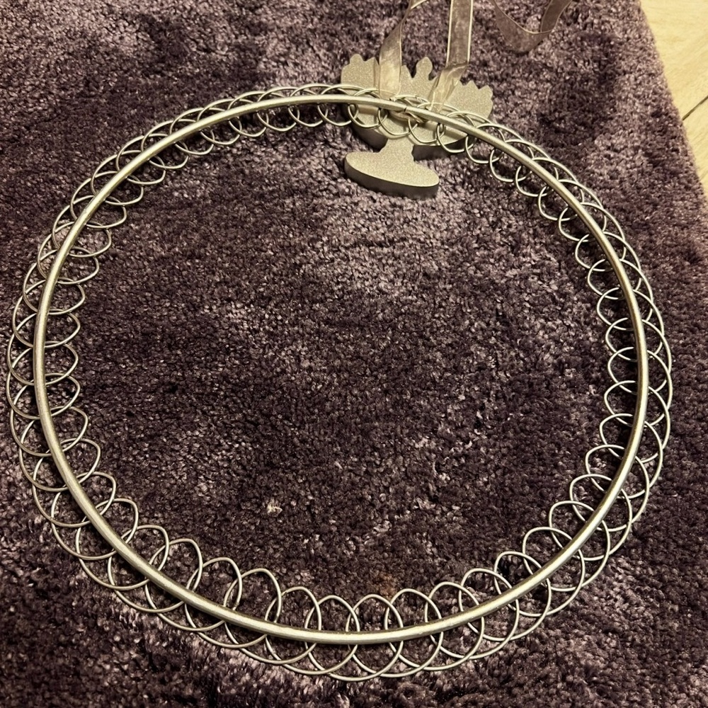 Silver and Blue Menorah Wall Decor-Perfect for Hanukkah-New-Metal - Picture 5 of 6